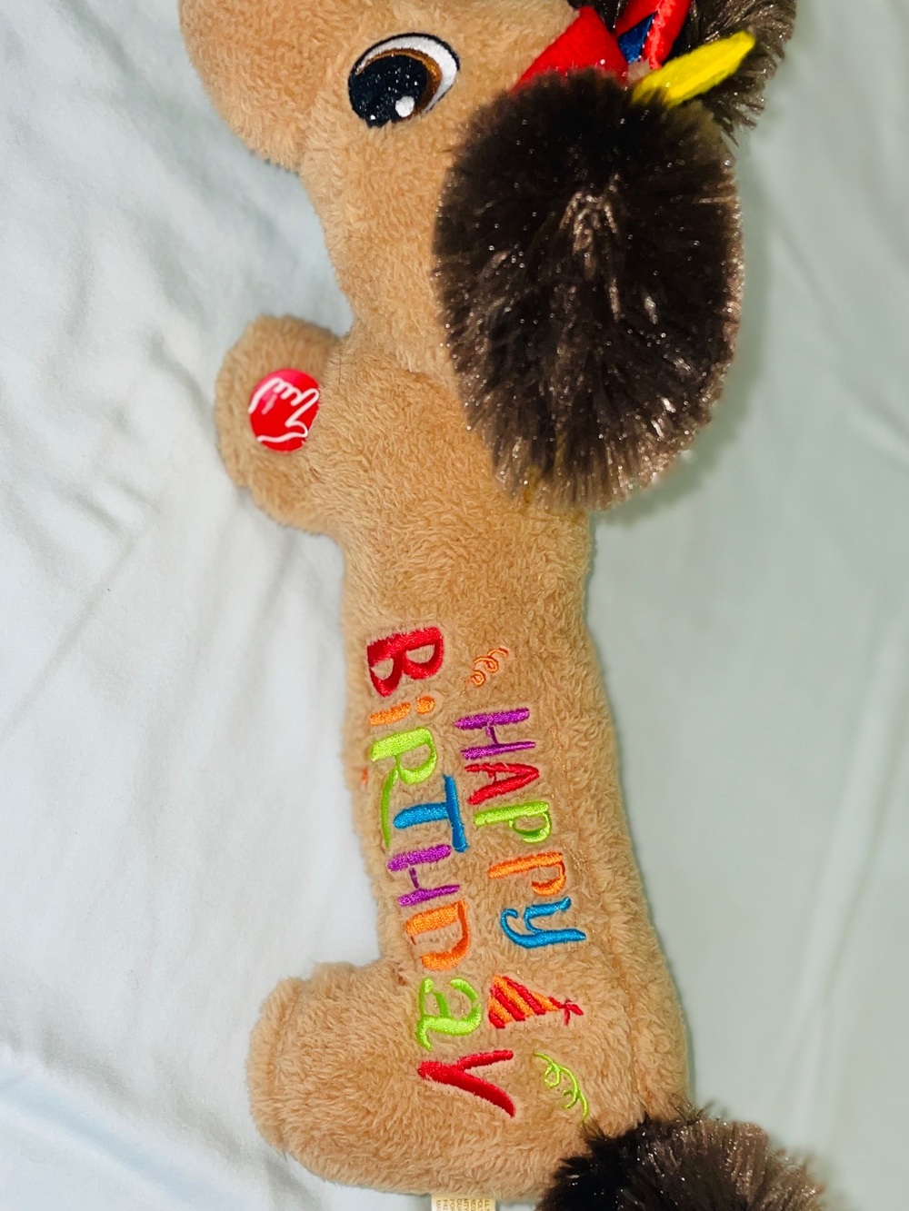 Happy Birthday Plush Toy with happy birthday song